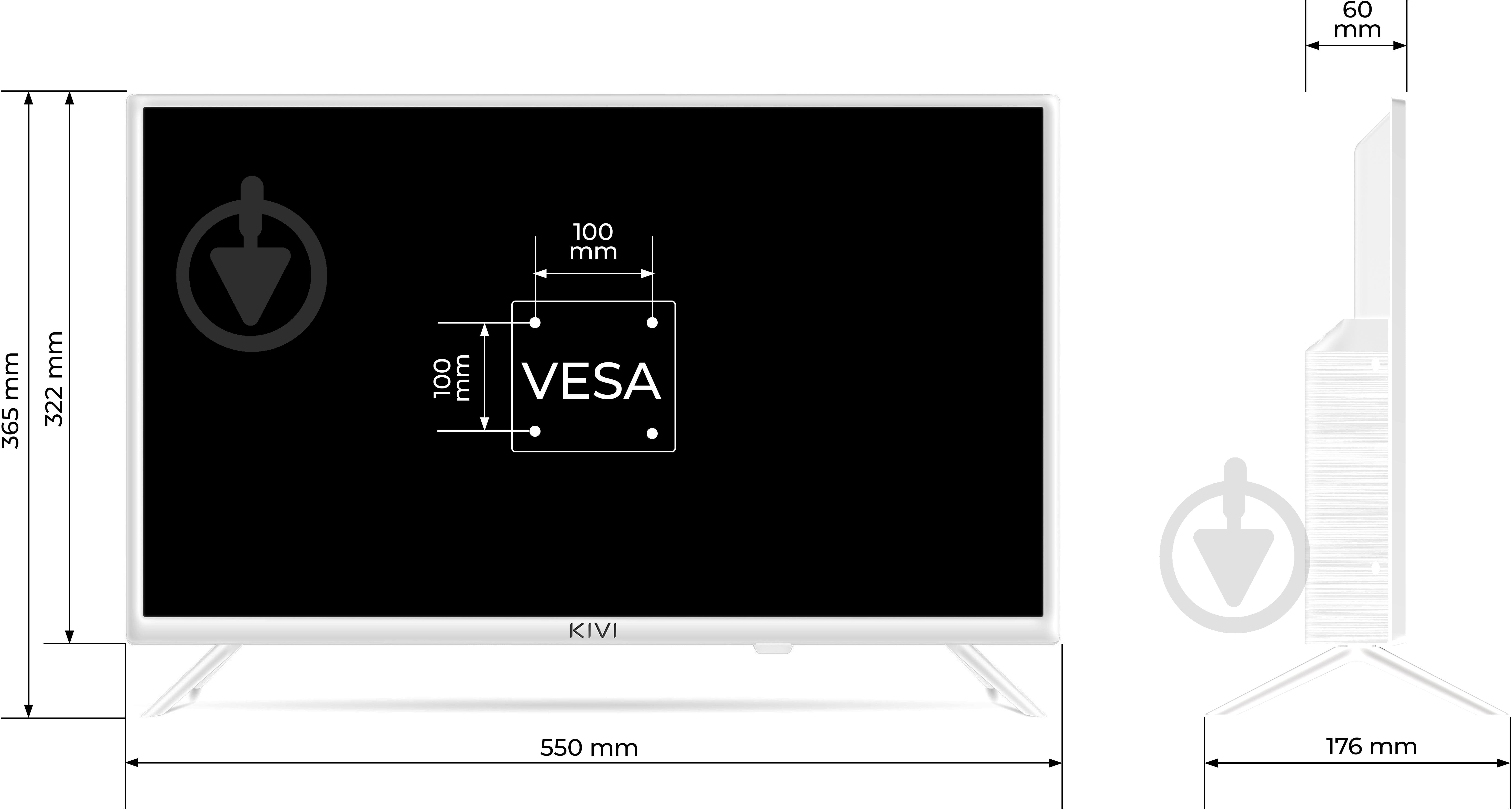 Телевизор Kivi 24H760QW - фото 8