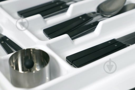 Лоток для столовых приборов Rejs UNI 230x430x45 мм фасад 300 мм пластиковый белый ТЕ13.2501.05.013 - фото 4 Лоток для столовых приборов Rejs UNI 230x430x45 мм фасад 300 мм пластиковый белый ТЕ13.2501.05.013 - фото 4