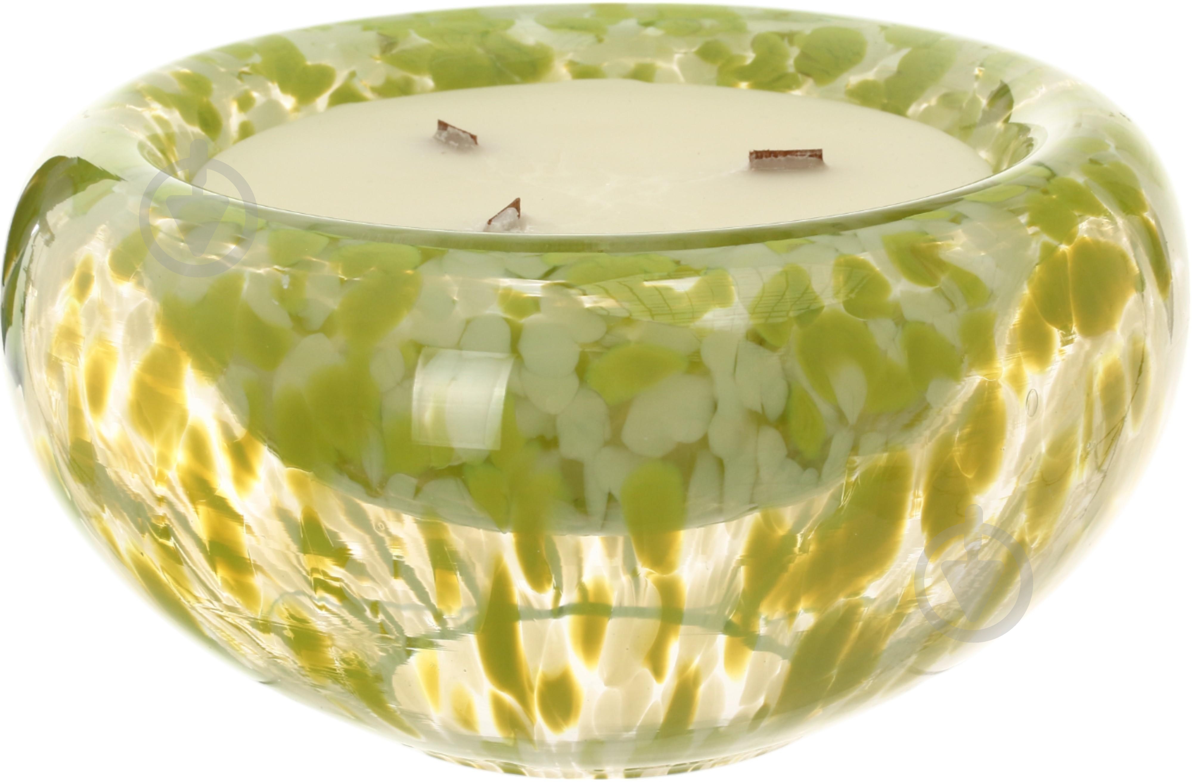 Свеча-ваза №14 24,5х12 см зеленая - фото 1