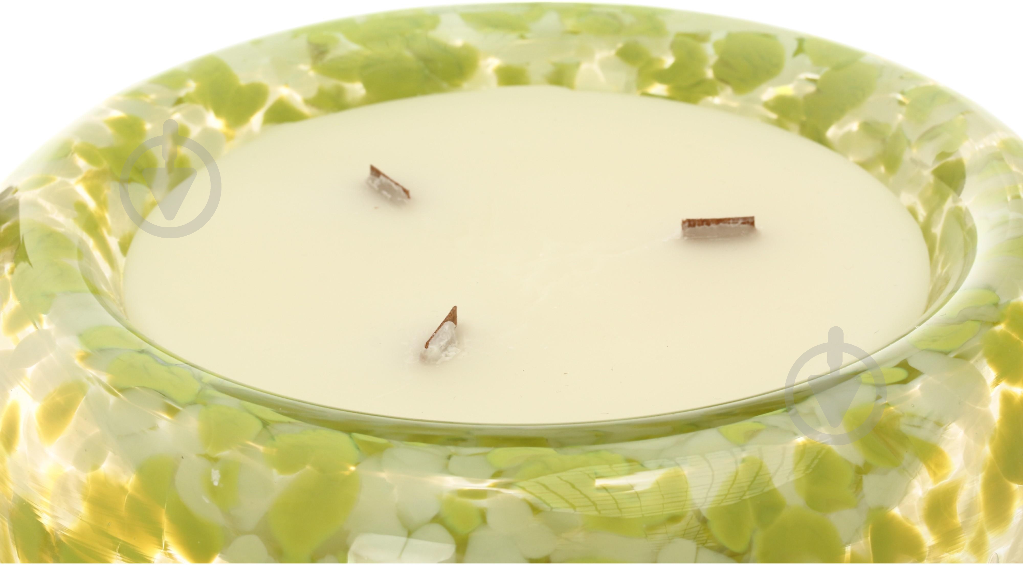 Свеча-ваза №14 24,5х12 см зеленая - фото 2