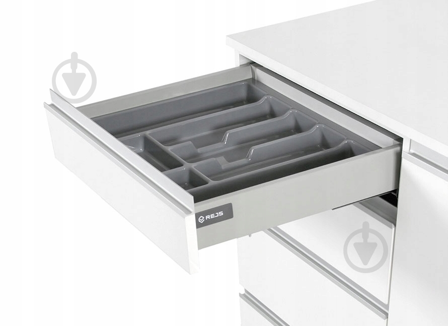 Лоток для столовых приборов Rejs UNI 630x430x45 мм фасад 700 мм пластиковый серый ТЕ13.2558.05.036 - фото 4 Лоток для столовых приборов Rejs UNI 630x430x45 мм фасад 700 мм пластиковый серый ТЕ13.2558.05.036 - фото 4