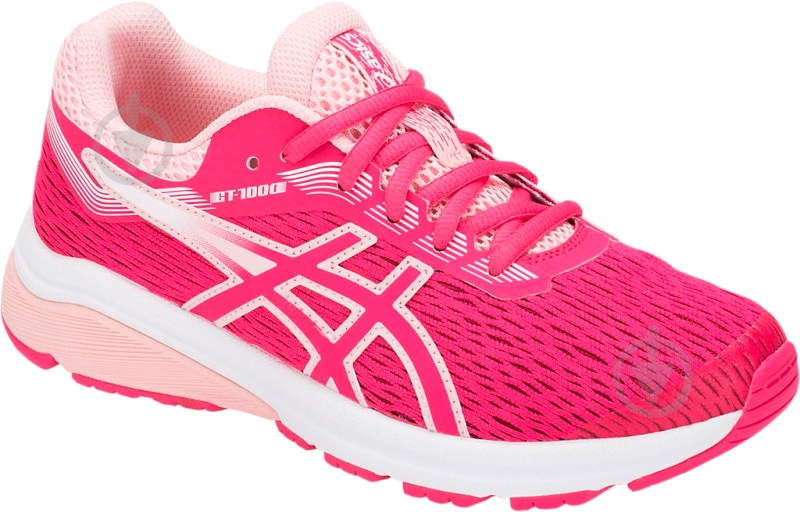 Кроссовки для девочек Asics GT-1000 7 GS 1014A005-700 р.35,5 коралловые - фото 1