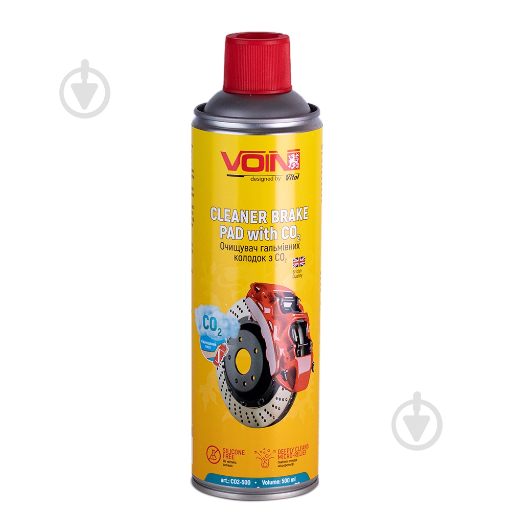 Очиститель тормозов Voin CO2-500 500 мл - фото 1 Очиститель тормозов Voin CO2-500 500 мл - фото 1