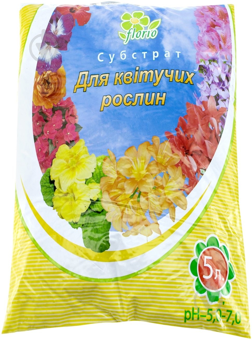 Субстрат Florio для цветущих растений 5 л - фото 1