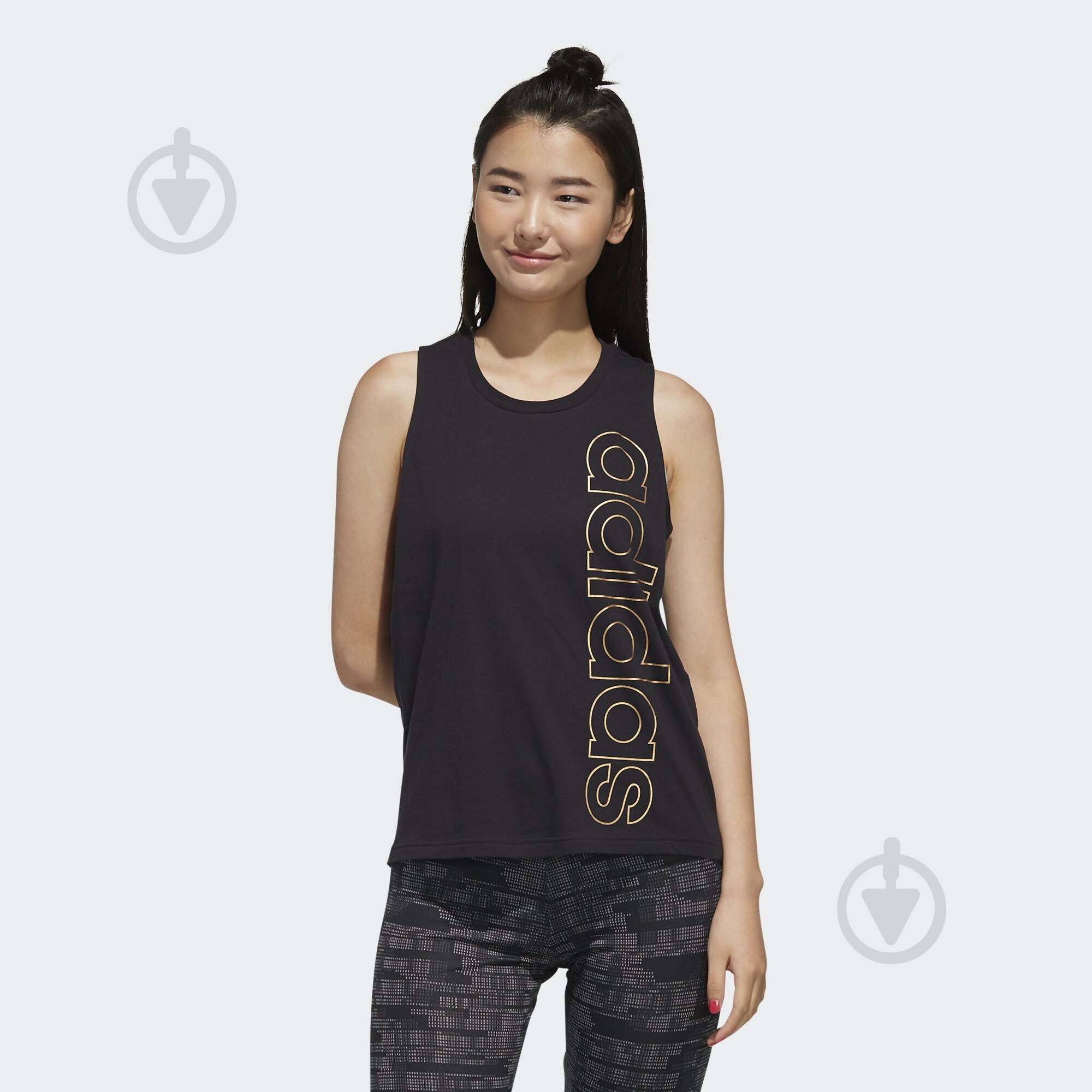 Майка Adidas W E BRANDED TK FL0165 р.M черный - фото 3 Майка Adidas W E BRANDED TK FL0165 р.M черный - фото 3