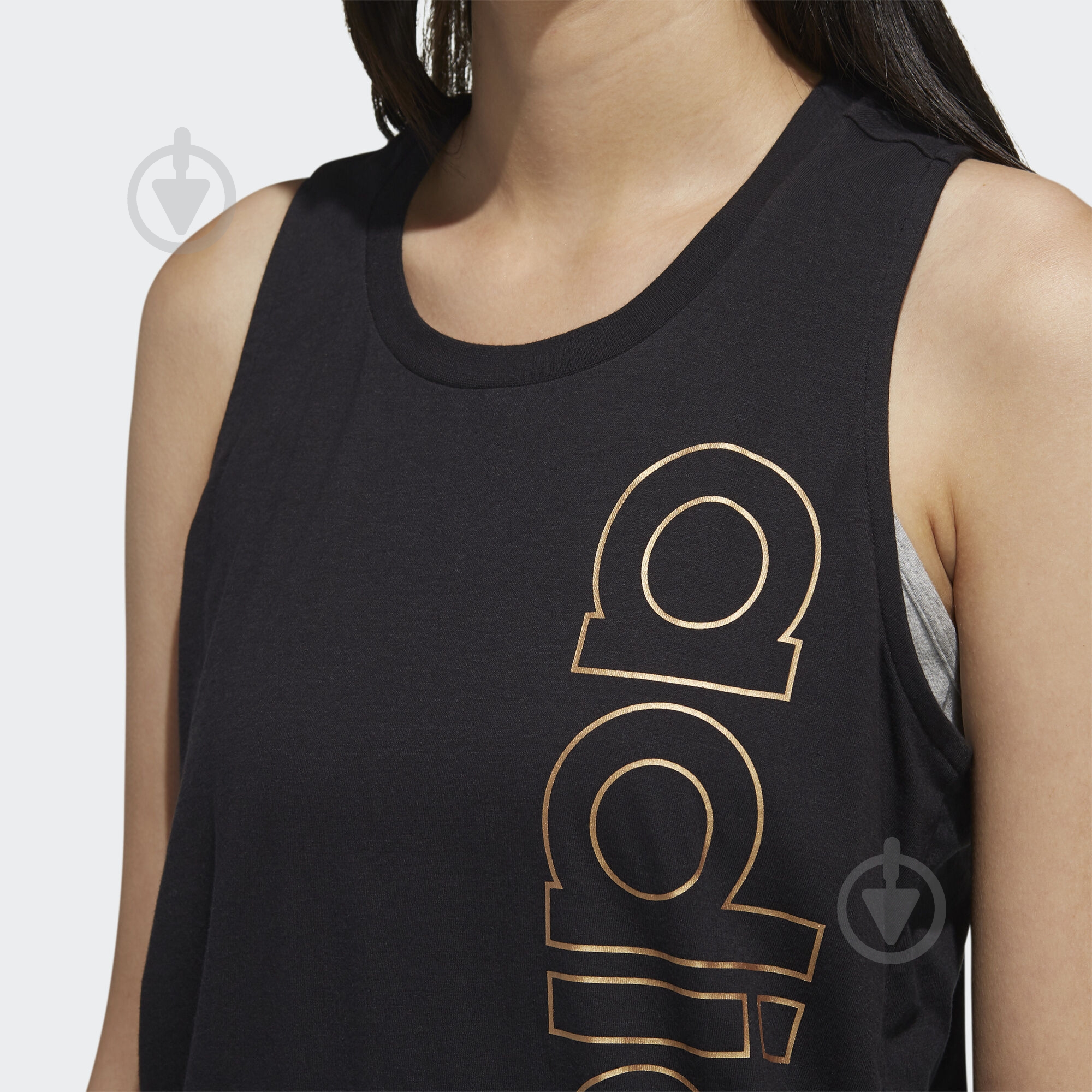 Майка Adidas W E BRANDED TK FL0165 р.L черный - фото 7