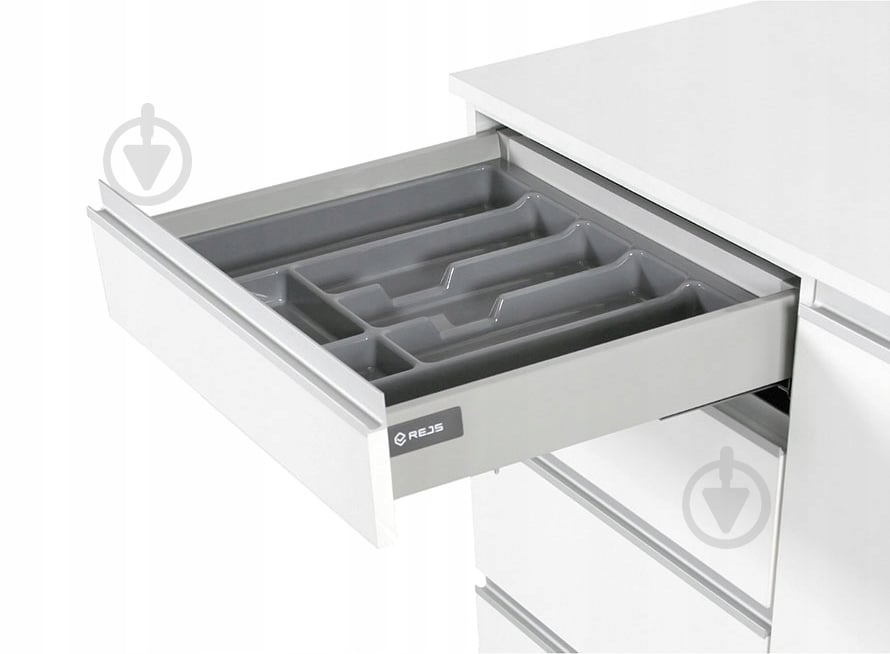 Лоток для столовых приборов Rejs UNI 730x430x45 мм фасад 800 мм пластиковый серый ТЕ13.2505.05.036 - фото 4 Лоток для столовых приборов Rejs UNI 730x430x45 мм фасад 800 мм пластиковый серый ТЕ13.2505.05.036 - фото 4
