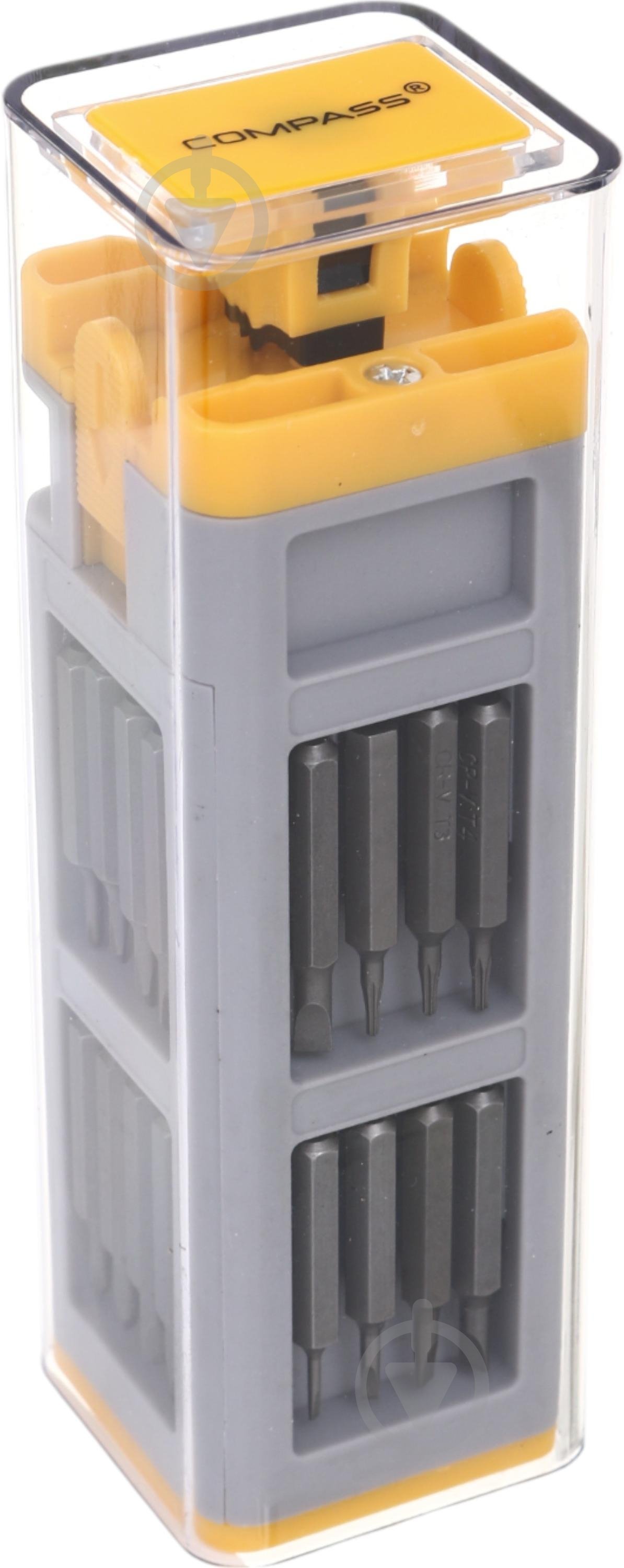 Набор бит и отвертка Compass 30 в 1 CP-PS-30 - фото 3 Набор бит и отвертка Compass 30 в 1 CP-PS-30 - фото 3