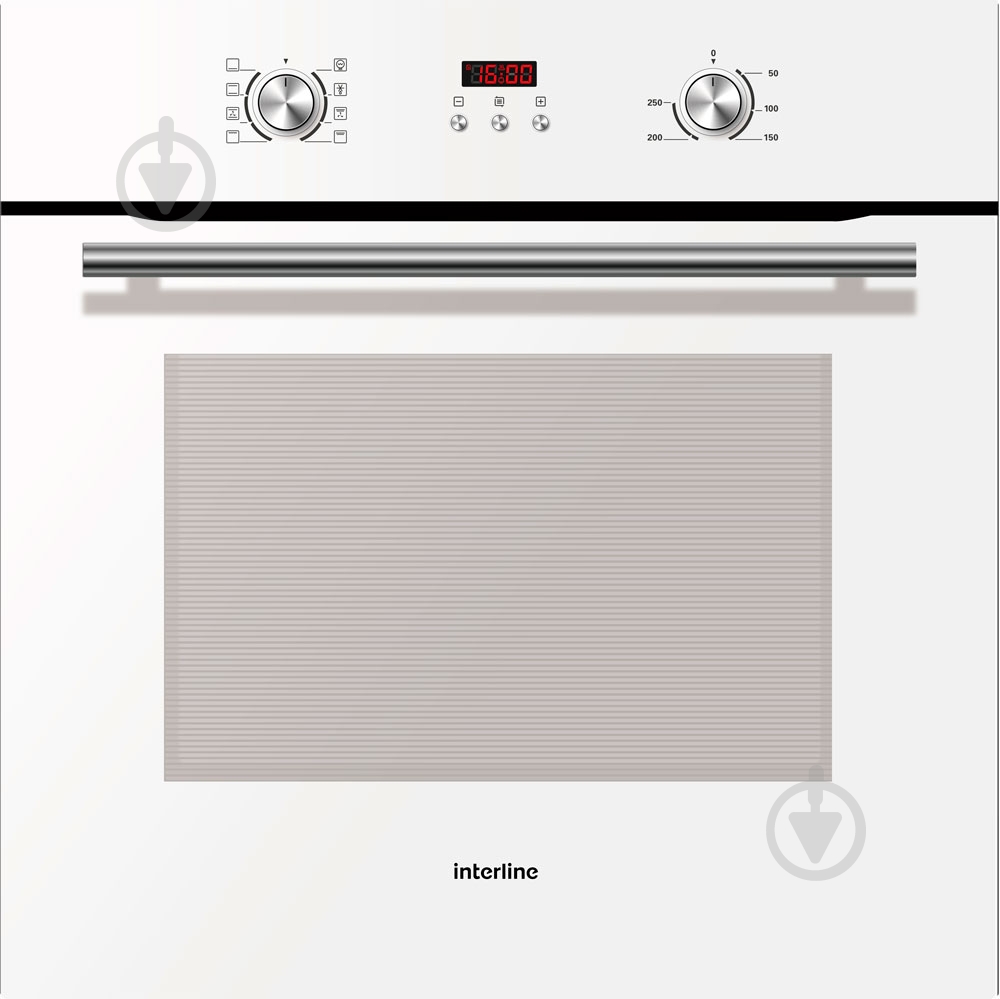 Духовой шкаф Interline HQ 880 WH/2 - фото 1