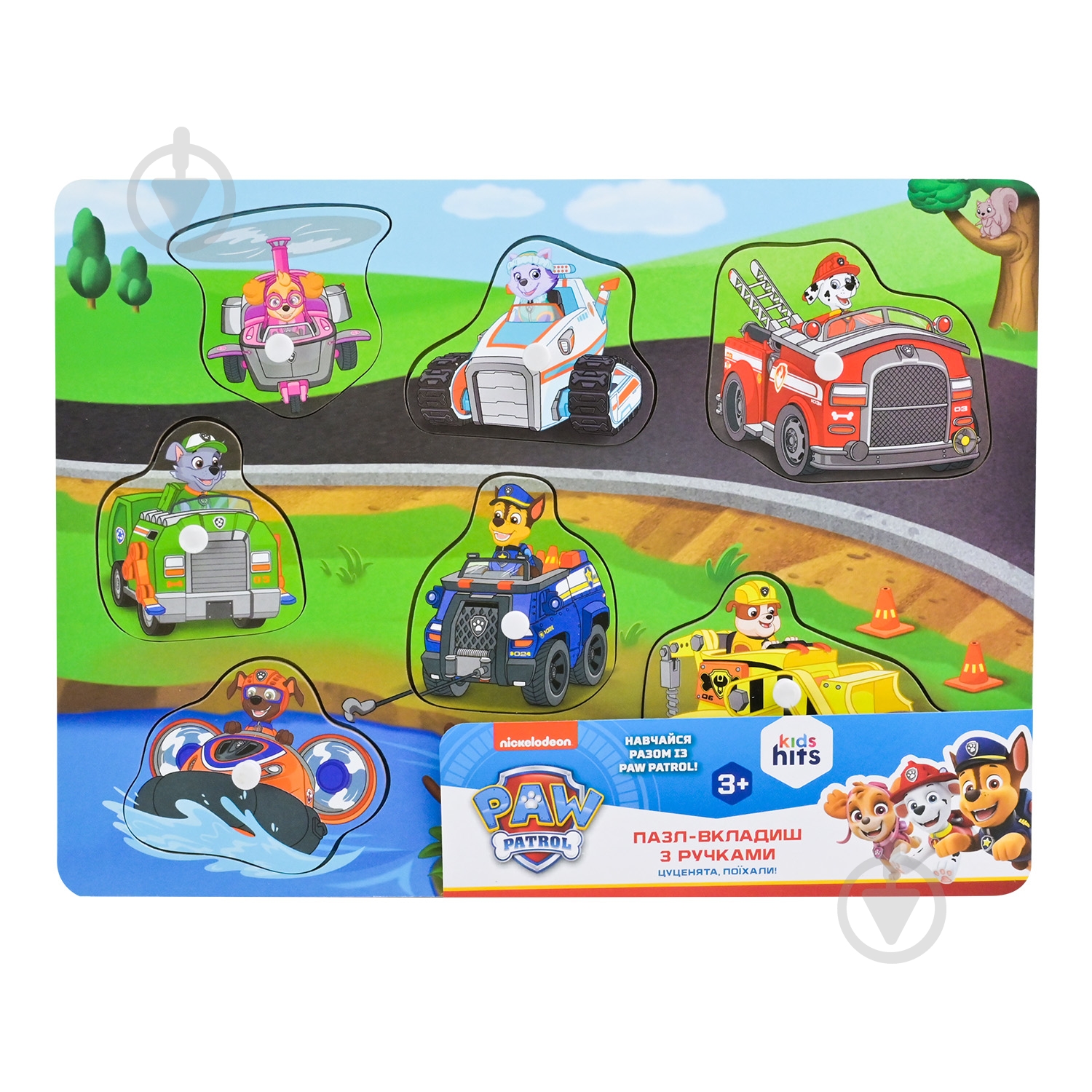 Пазл-вкладыш Shantou Paw Patrol KH20/058 - фото 5 Пазл-вкладыш Shantou Paw Patrol KH20/058 - фото 5