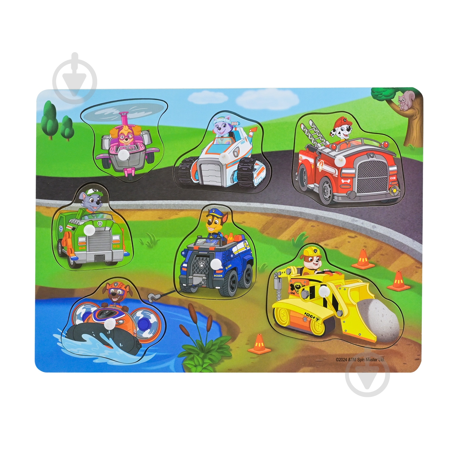 Пазл-вкладыш Shantou Paw Patrol KH20/058 - фото 3 Пазл-вкладыш Shantou Paw Patrol KH20/058 - фото 3