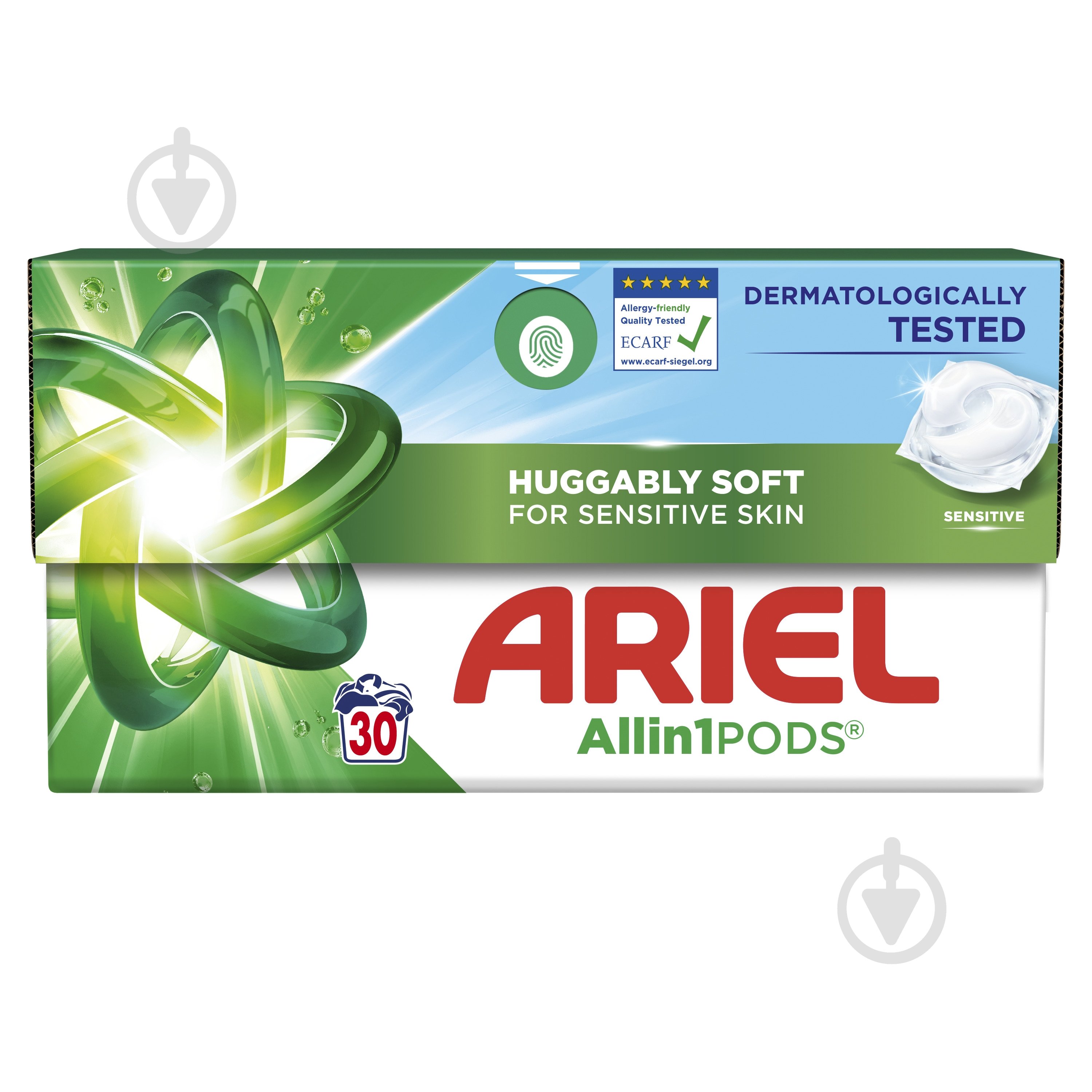 Капсулы для машинной стирки Ariel Все-в-1 Для чувствительной кожи 30 шт. - фото 2
