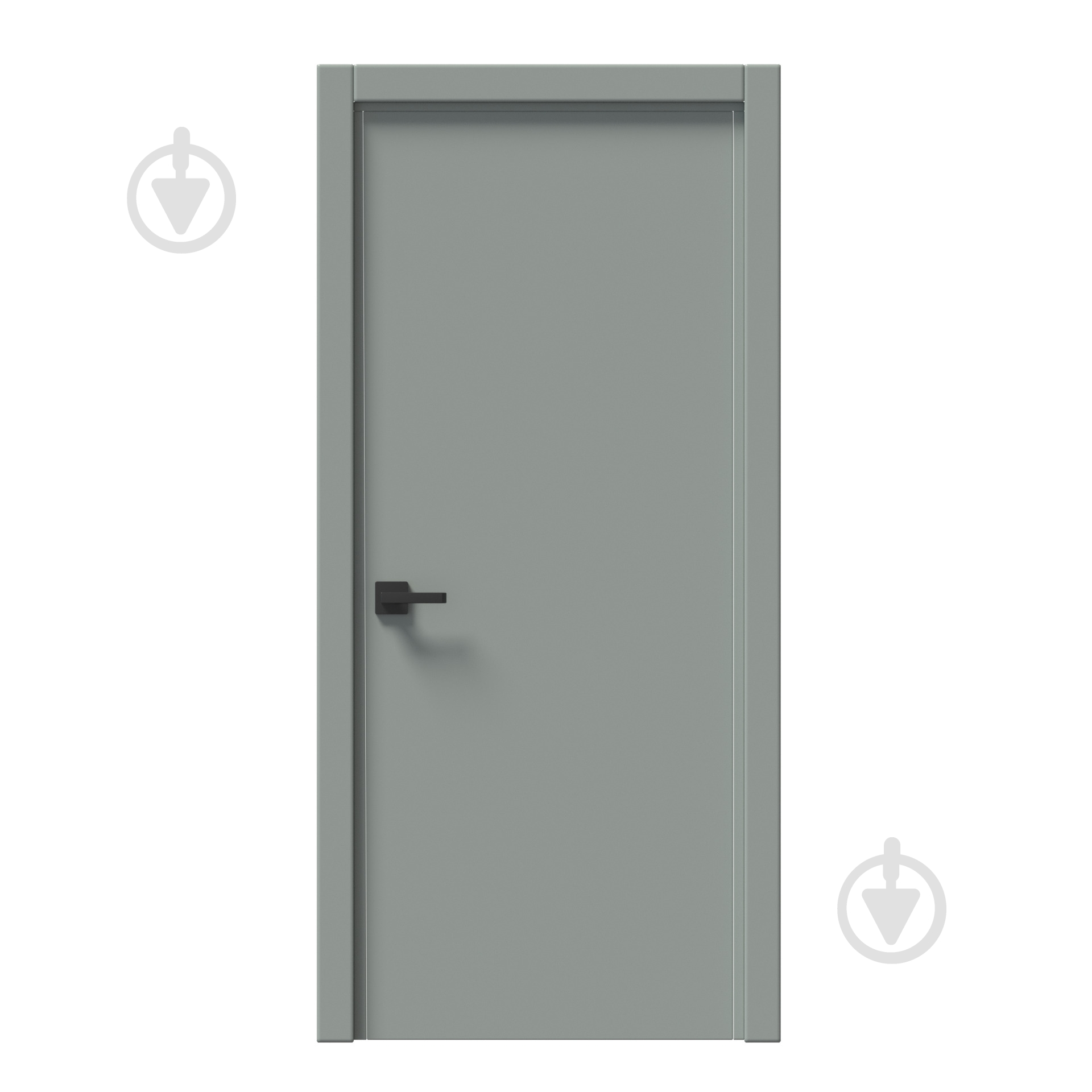 Дверне полотно IN WOOD ET-01 ПГ 600 мм попелястий софтач - фото 1