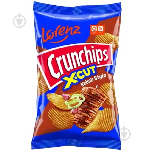 Чипсы Lorenz Crunchips X-Cut кебаб 75г - фото 1