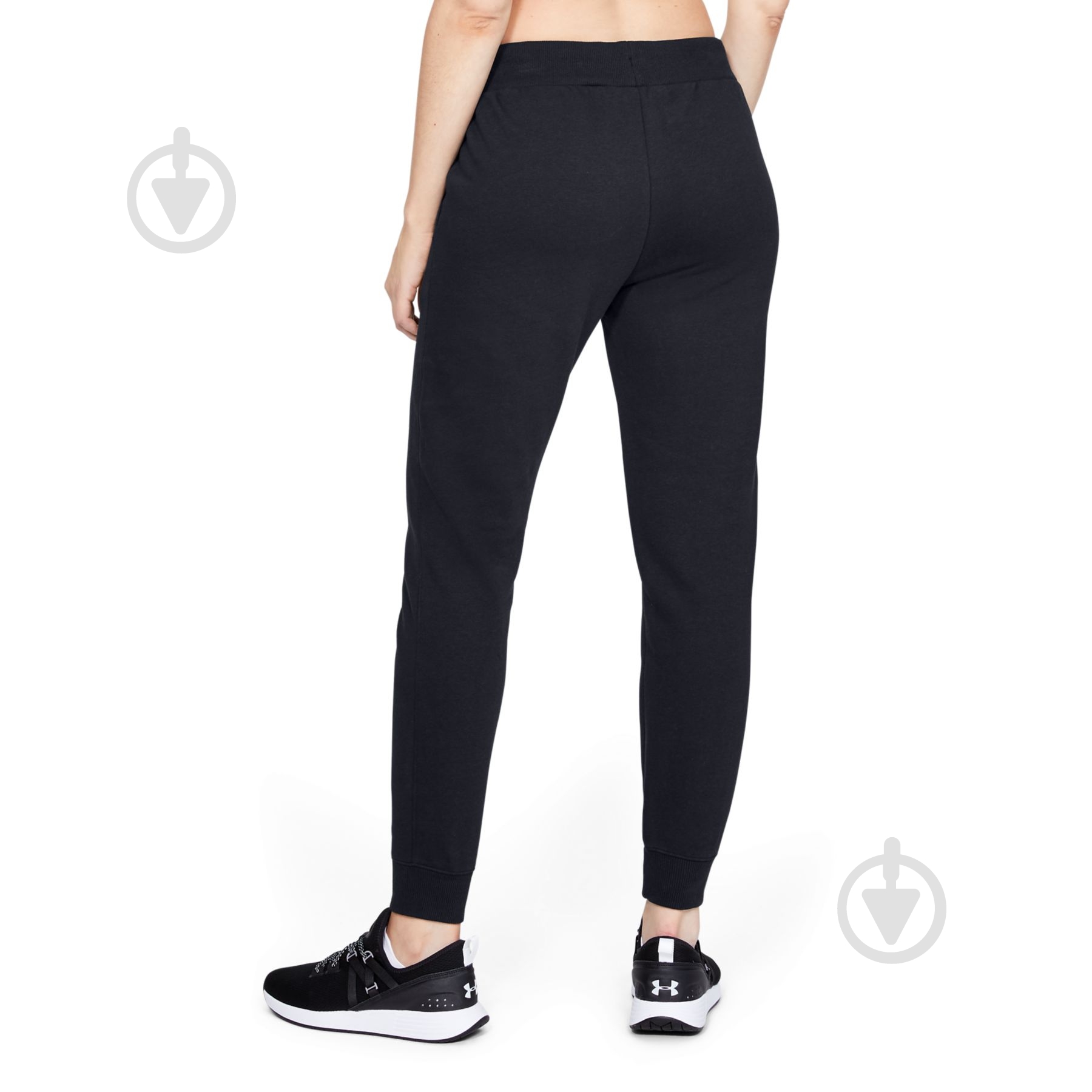 Брюки Under Armour RIVAL FLEECE SOLID PANT 1348570-001 р. S черный - фото 2