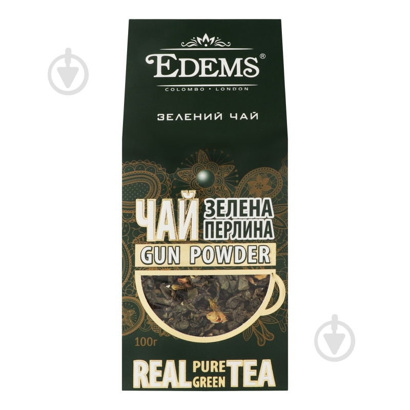 Чай зеленый Edems зеленая жемчужина 100 г - фото 1