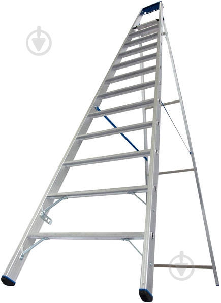 Лестница-стремянка Krause Stabilo 12 (124579) c органайзером - фото 3