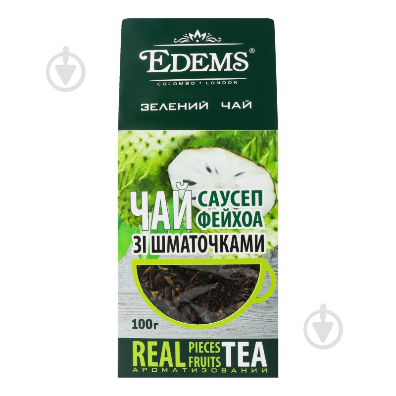 Чай зеленый Edems саусеп фейхоа 100 г - фото 1