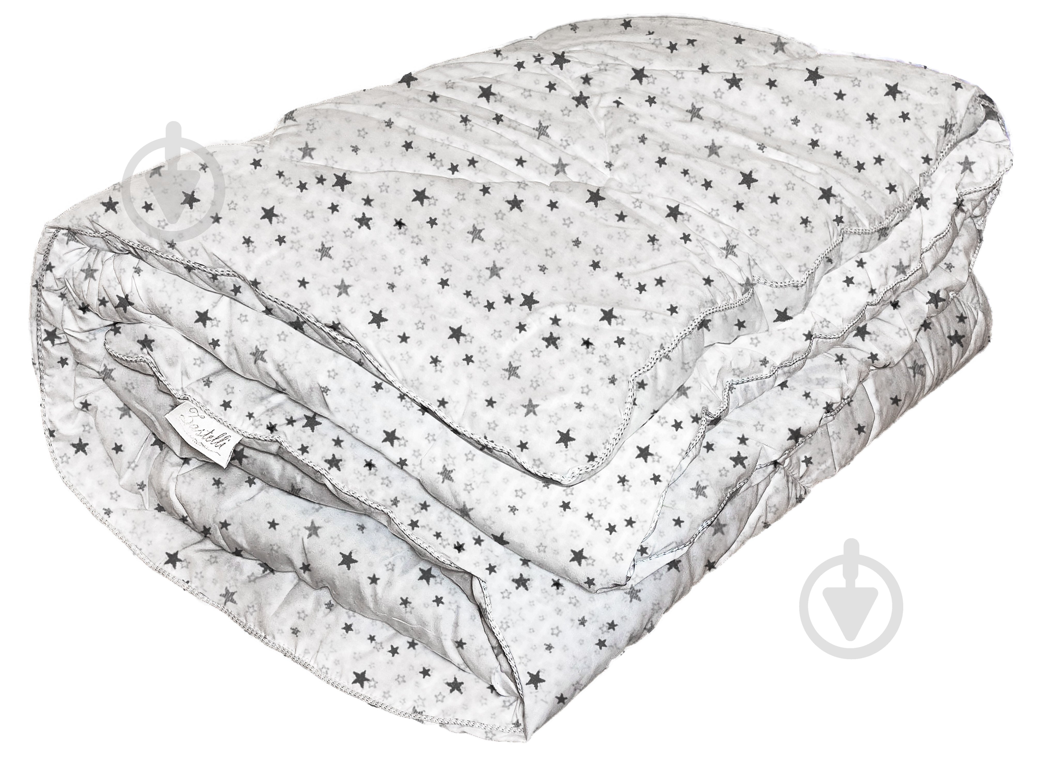 Ковдра Зірочки B1577T-2 145x205 см Zastelli білий - фото 1 Ковдра Зірочки B1577T-2 145x205 см Zastelli білий - фото 1