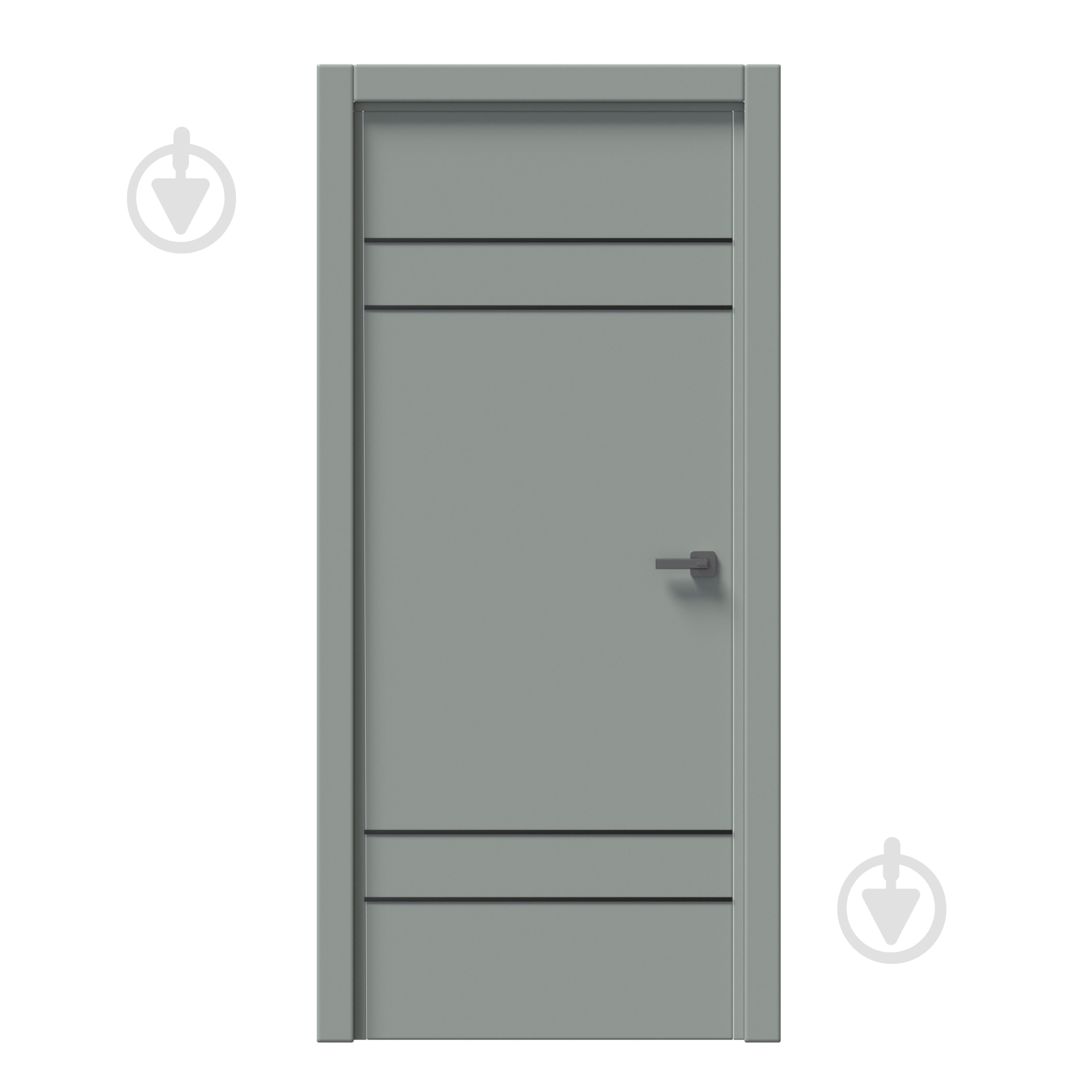 Дверное полотно IN WOOD ET-03 ПГ с черным молдингом и кромкой 900 мм пепельный софтач - фото 1 Дверное полотно IN WOOD ET-03 ПГ с черным молдингом и кромкой 900 мм пепельный софтач - фото 1