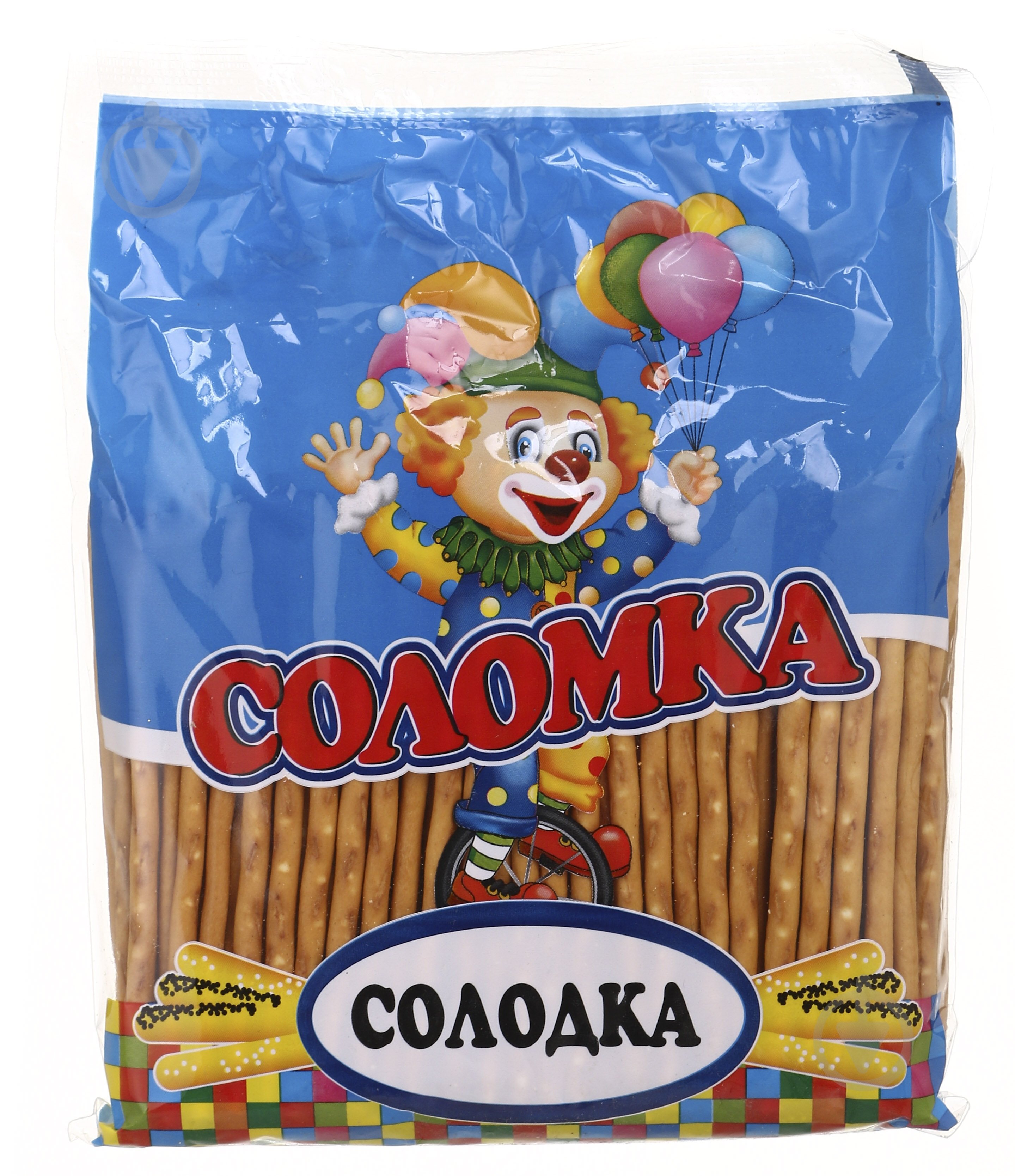 Соломка Посмішка сладкая 240 г - фото 1 Соломка Посмішка сладкая 240 г - фото 1