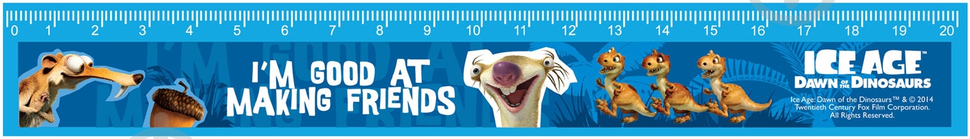 Линейка Ice Age IA09451 Cool For School - фото 1 Линейка Ice Age IA09451 Cool For School - фото 1