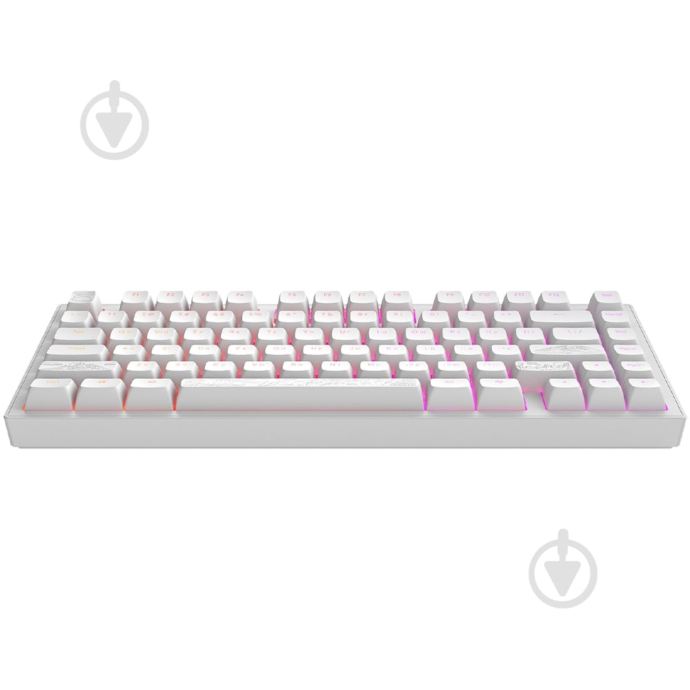 Клавіатура ігрова Dark Project ALU81 (DPKB_NOSTRA_81_ANSI_WHITE_UA) white - фото 6
