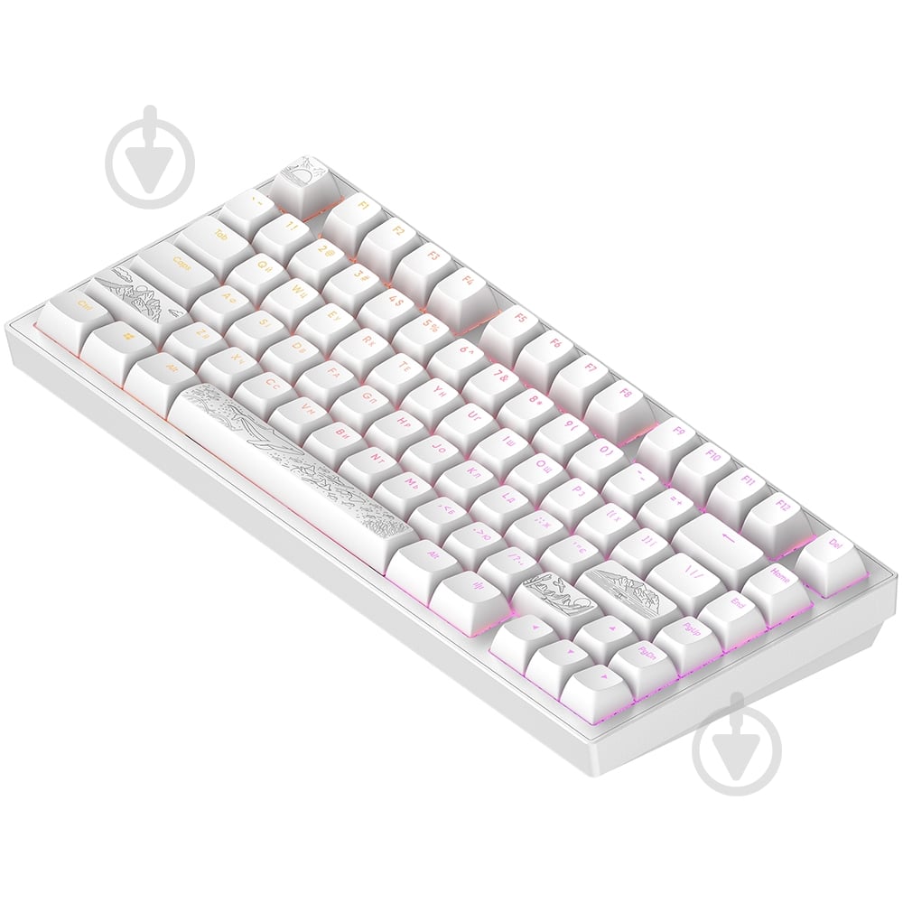 Клавіатура ігрова Dark Project ALU81 (DPKB_NOSTRA_81_ANSI_WHITE_UA) white - фото 3