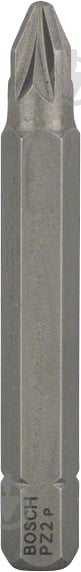Набор бит Bosch Extra Hard 51 мм PZ2 3 шт. 2607001571 - фото 1