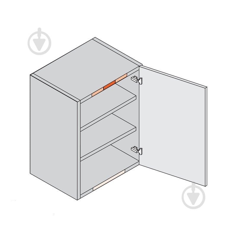 Амортизатор Blum BLUMOTION темно-серый врезной монтаж со стороны ручки 970.1002 Push open - фото 3