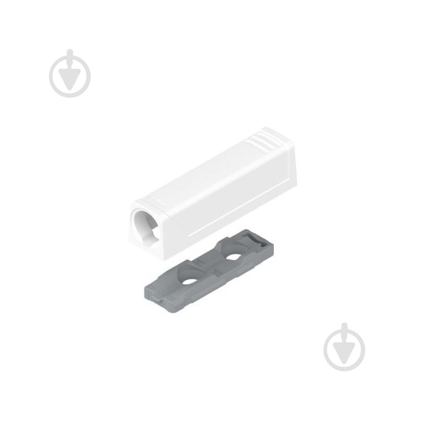 Держатель выталкивателя Blum TIP-ON 50 мм с магнитом платиново-серый симметричный короткий фиксатор 956.1201.SW - фото 1 Держатель выталкивателя Blum TIP-ON 50 мм с магнитом платиново-серый симметричный короткий фиксатор 956.1201.SW - фото 1