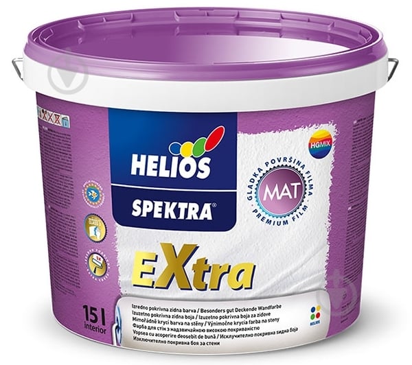 Краска интерьерная акрилатная SPEKTRA Extra база B1 мат 10 л - фото 1