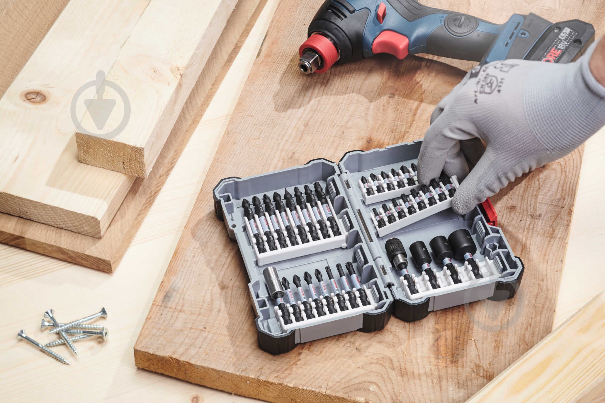 Набір біт Bosch Impact Control 150 мм PH2/PH2 3 шт. 2608522358 - фото 7