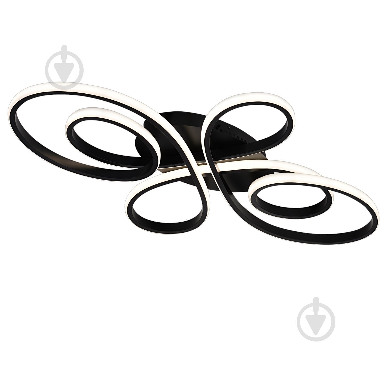 Люстра світлодіодна Victoria Lighting з пультом 85 Вт чорний Sunflower/PL6 black - фото 1