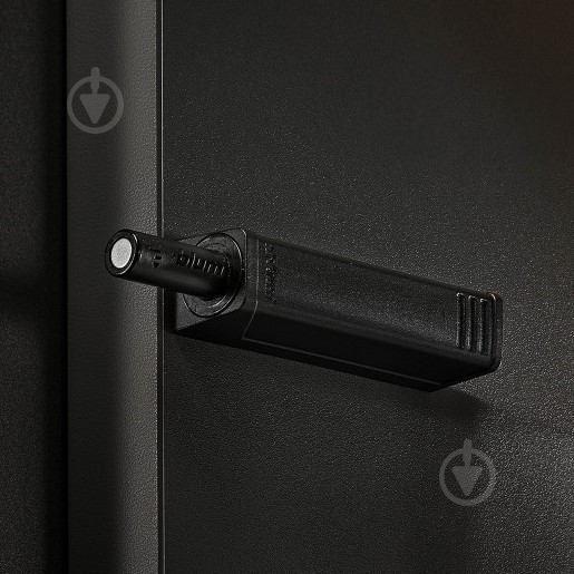 Выталкиватель Blum TIP-ON 50 мм с магнитом чёрный (карбон) для фасадов с системой открывания без ручек 956.1002.CS Push open - фото 3 Выталкиватель Blum TIP-ON 50 мм с магнитом чёрный (карбон) для фасадов с системой открывания без ручек 956.1002.CS Push open - фото 3