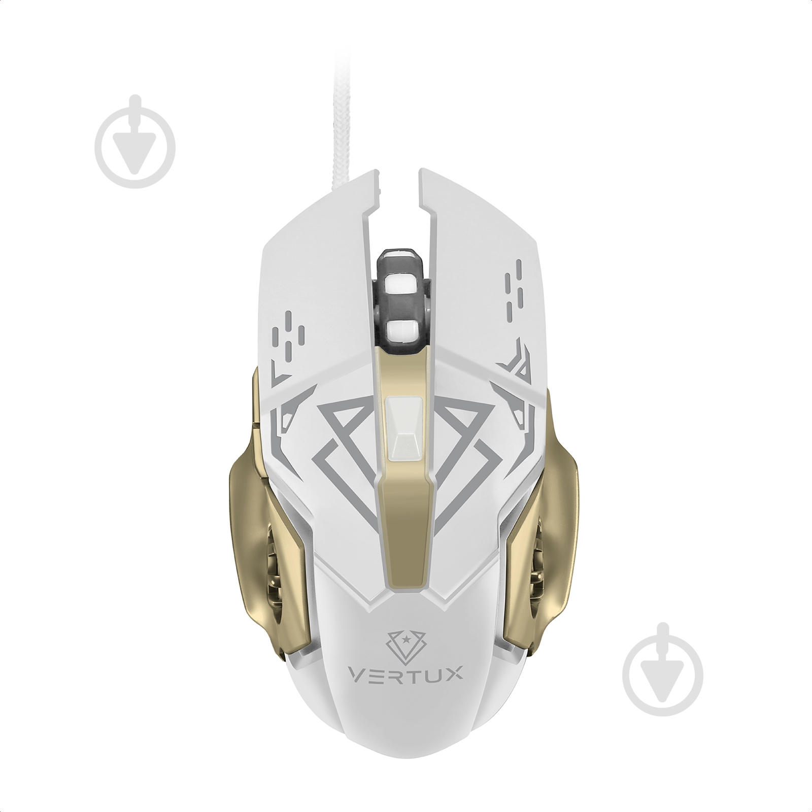 Мышь Vertux Drago USB White - фото 1