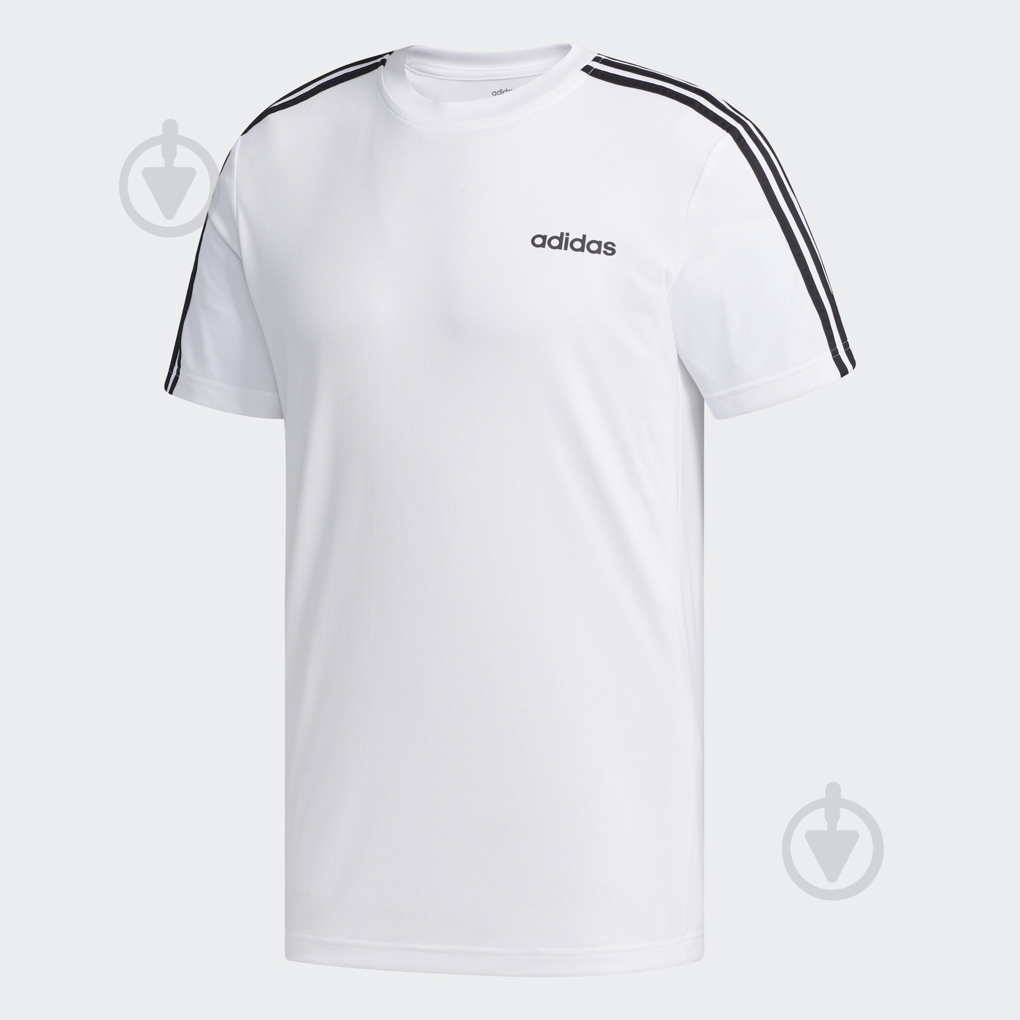 Футболка Adidas M D2M 3S TEE FL0356 р.2XL белый - фото 1