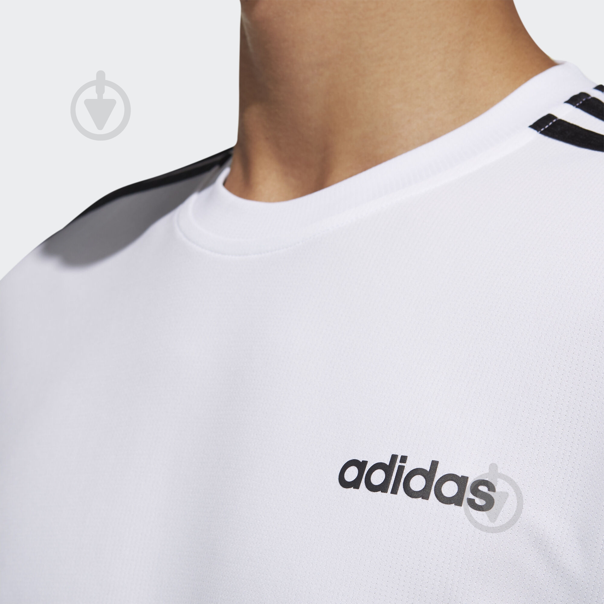 Футболка Adidas M D2M 3S TEE FL0356 р.2XL белый - фото 7