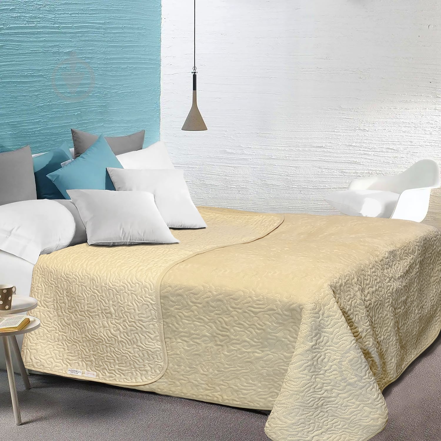 Плед Cream 140x205 см беж Zastelli - фото 1