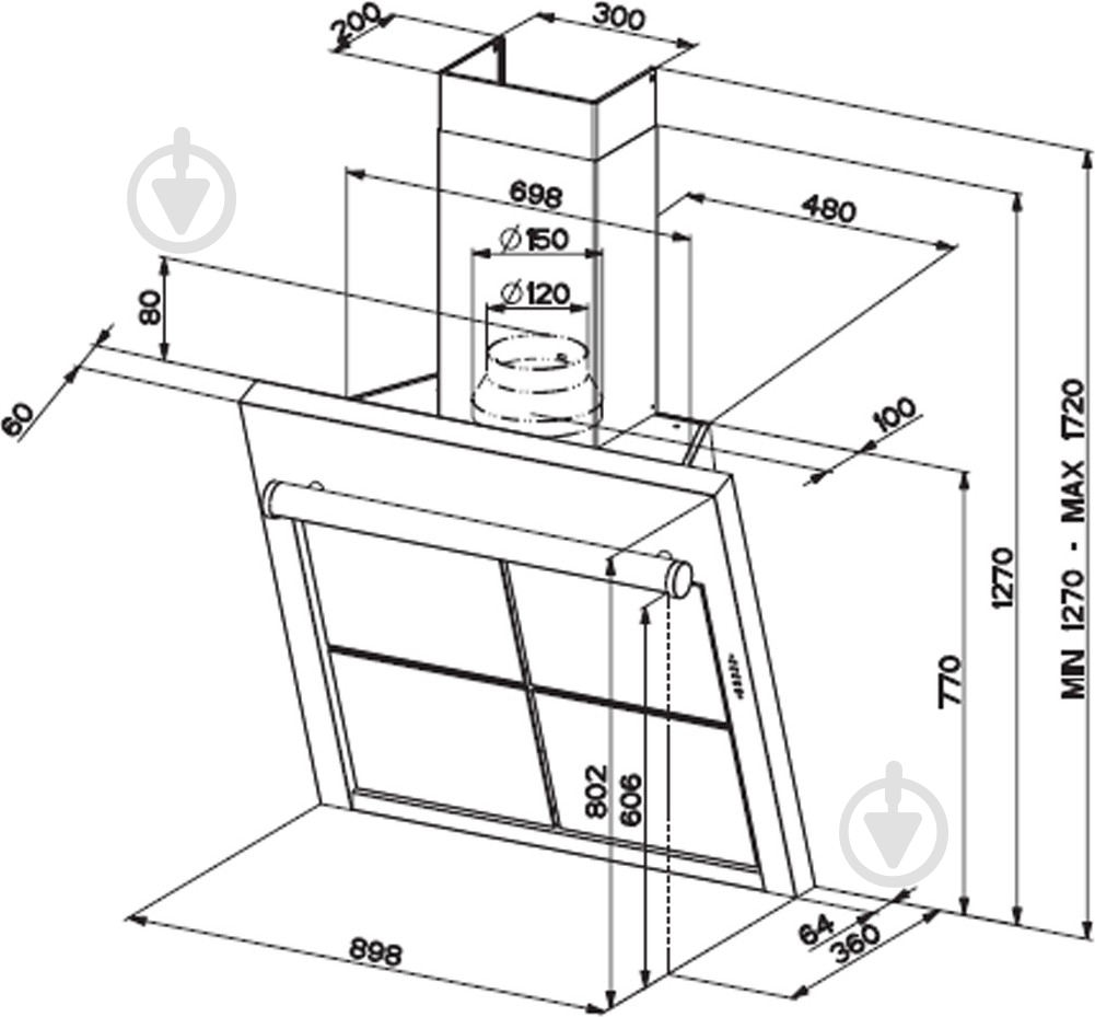 Вытяжка Faber MATRIX PRO X A 90 - фото 9