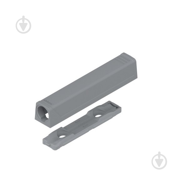 Держатель выталкивателя Blum TIP-ON 76 мм с магнитом и отбойником платиново-серый симметричный длинный фиксатор 956A1201.PG - фото 1 Держатель выталкивателя Blum TIP-ON 76 мм с магнитом и отбойником платиново-серый симметричный длинный фиксатор 956A1201.PG - фото 1