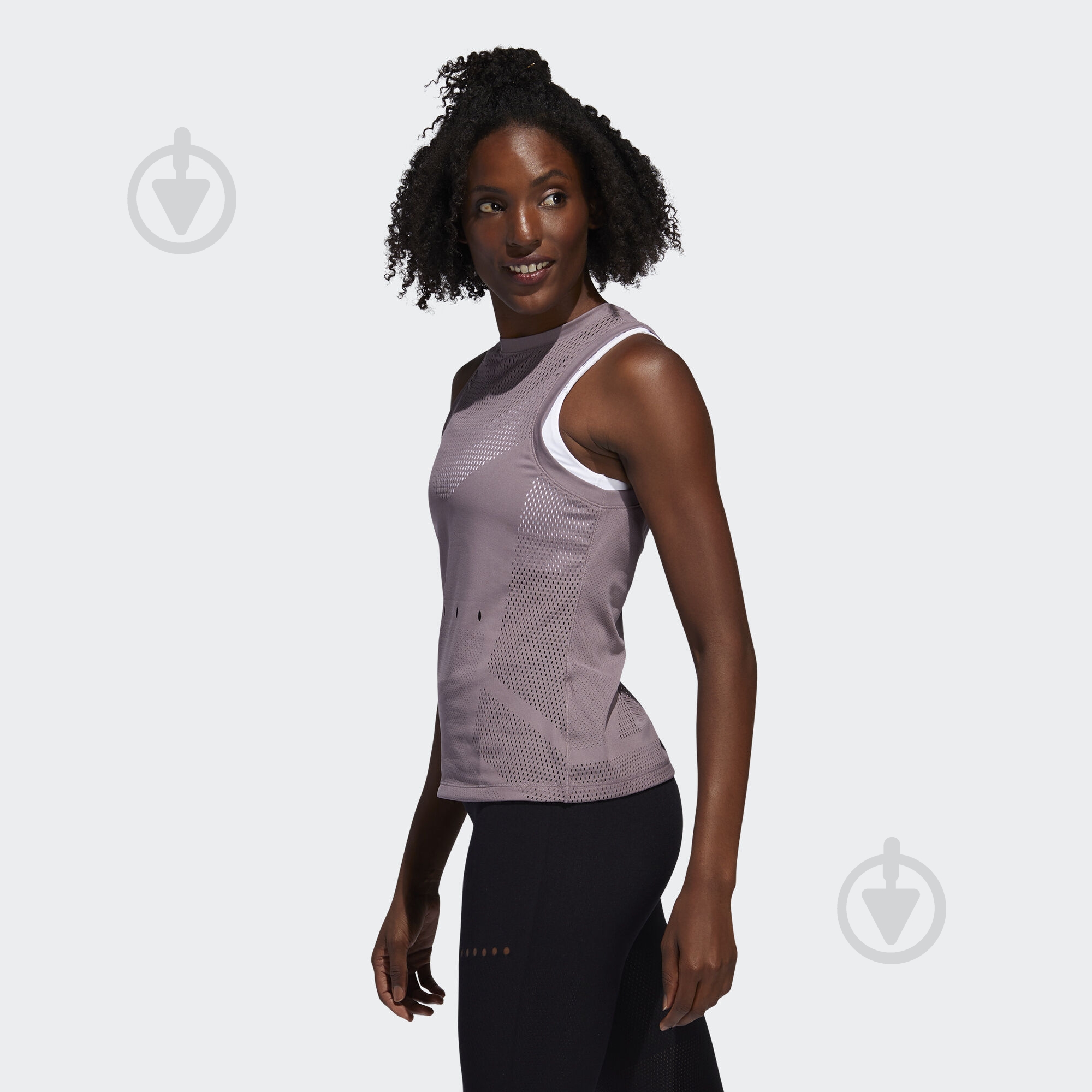 Майка Adidas ENGINEERED TANK FL2189 р.XS фиолетовый - фото 4