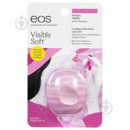 Бальзам для губ EOS Visibly Soft Honey Apple 7 г - фото 1 Бальзам для губ EOS Visibly Soft Honey Apple 7 г - фото 1