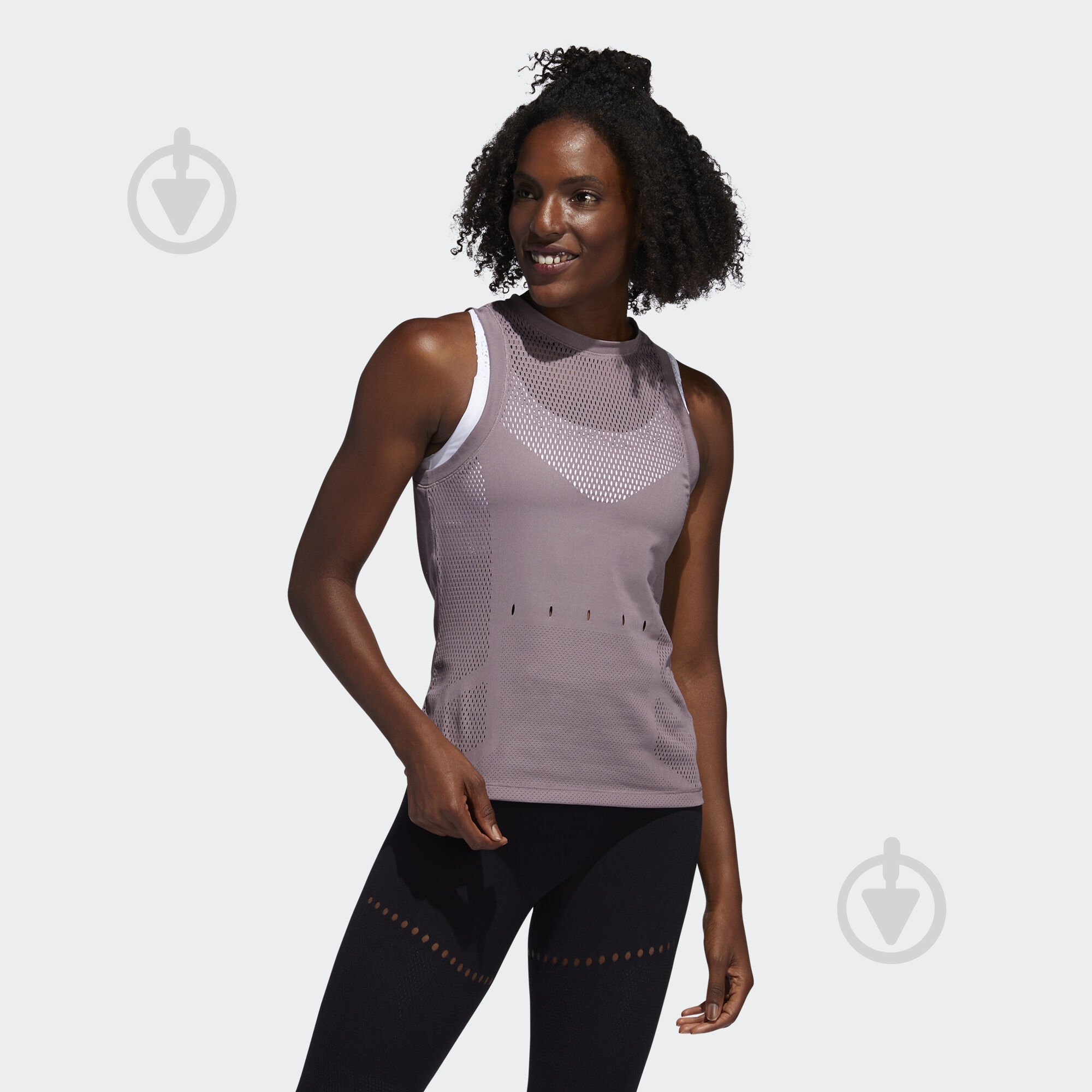 Майка Adidas ENGINEERED TANK FL2189 р.S фиолетовый - фото 3 Майка Adidas ENGINEERED TANK FL2189 р.S фиолетовый - фото 3