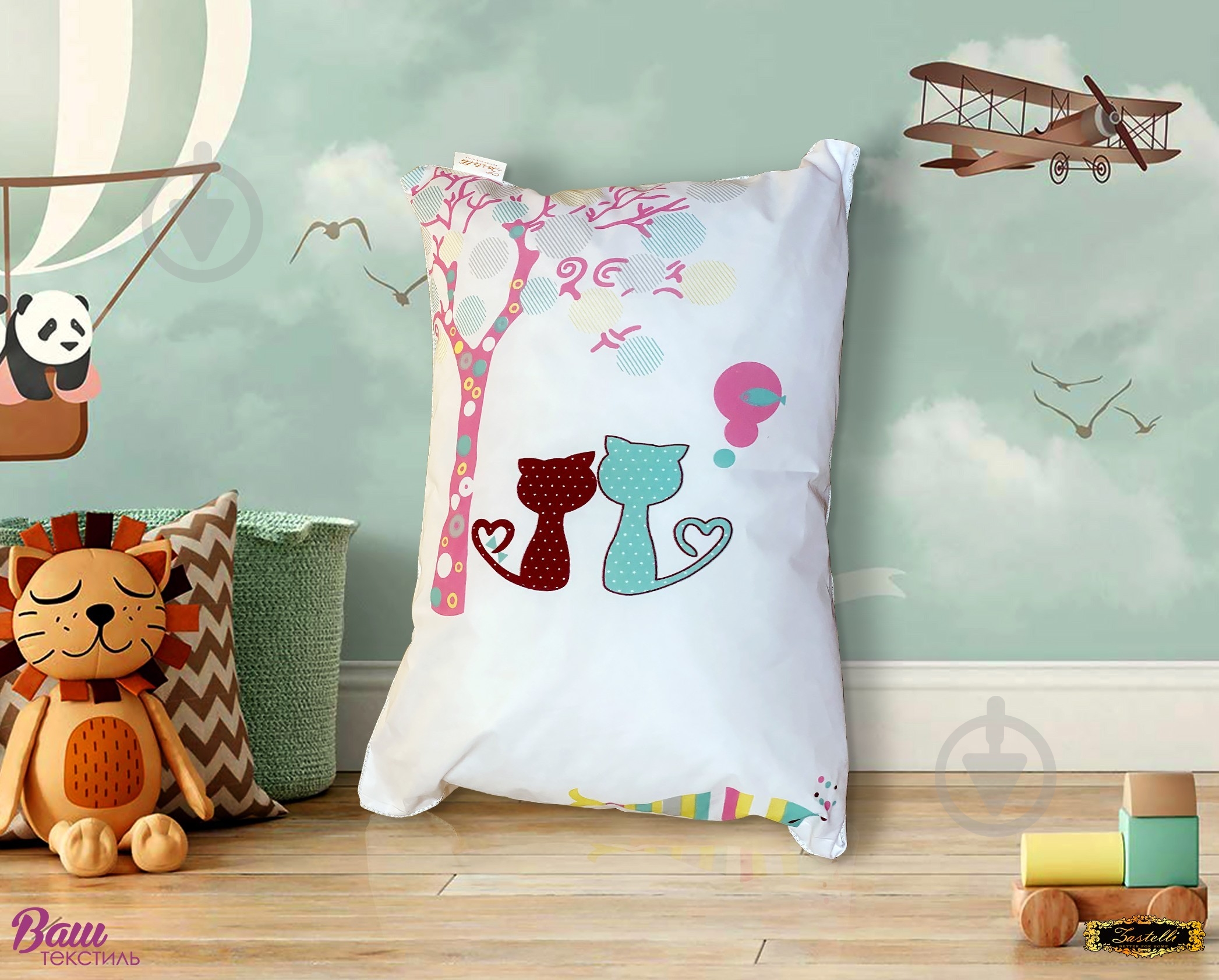 Подушка Котята Zastelli 40x60 см белый - фото 1