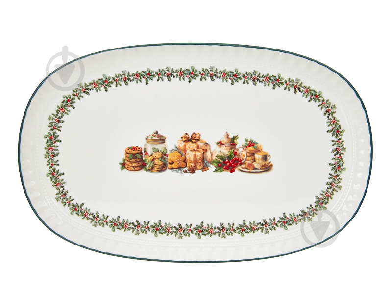 Блюдо овальное Lefard Santa's Gift 36 см 989-006 - фото 1