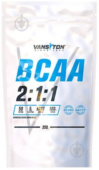 Аминокислота Vansiton ВСАА 2:1:1 без вкуса 250 г - фото 1