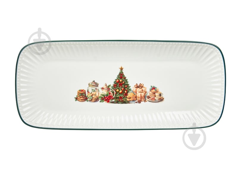 Блюдо прямоугольное Lefard Santa's Gift 36 см 989-005 - фото 1