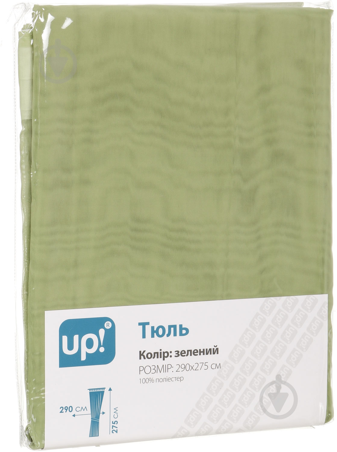 Тюль 290х275 зеленый UP! (Underprice) - фото 3 Тюль 290х275 зеленый UP! (Underprice) - фото 3