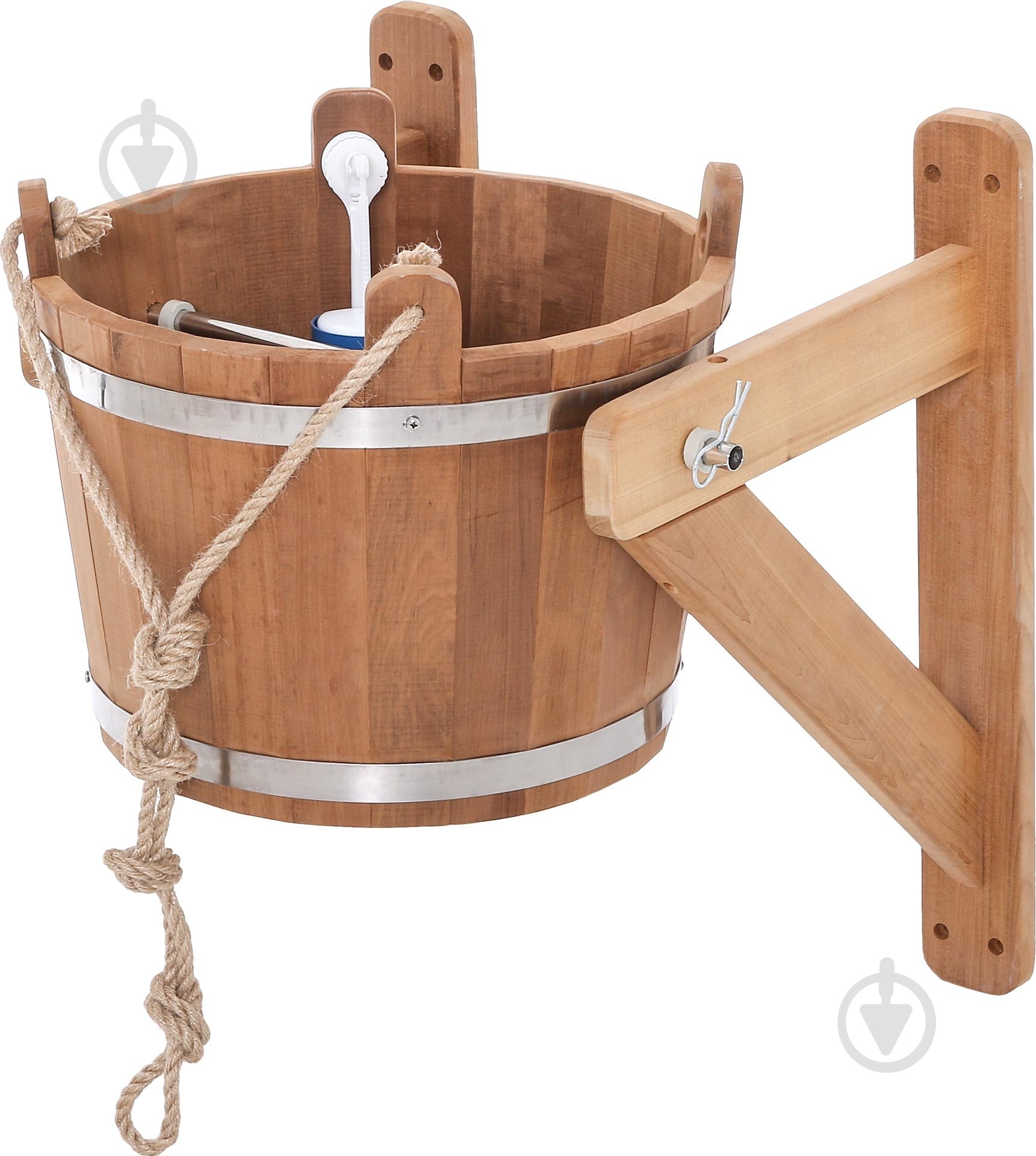 Ведро-водопад Tesli 25 л липа (с креплением) - фото 1 Ведро-водопад Tesli 25 л липа (с креплением) - фото 1